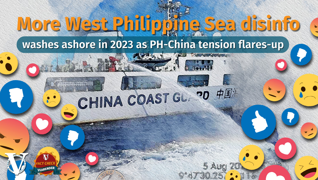 VERA FILES FACT CHECK YEARENDER: More West Philippine Sea disinfo washes ashore in 2023 as PH-China tensions flare up