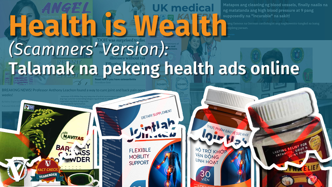 VERA FILES FACT CHECK YEARENDER: Health is wealth (Scammers’ Version): Talamak na pekeng health ads online