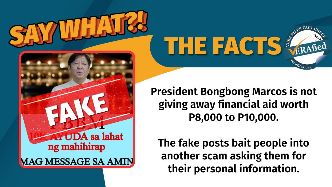 VERA FILES FACT CHECK: FAKE P8k to P10k ayuda from Marcos circulates on FB