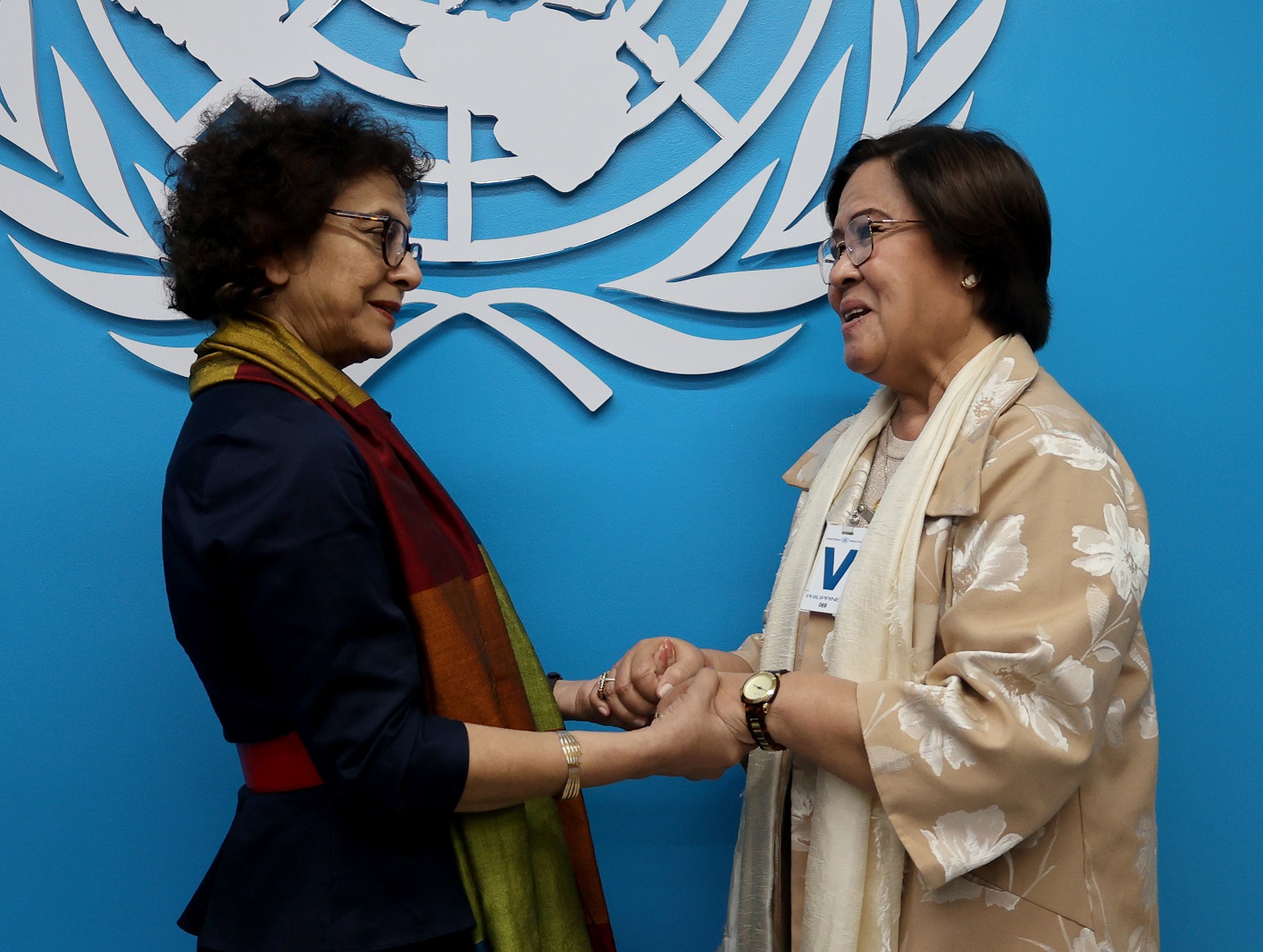 Special Rapporteur Irene Khan meets with Leila de Lima