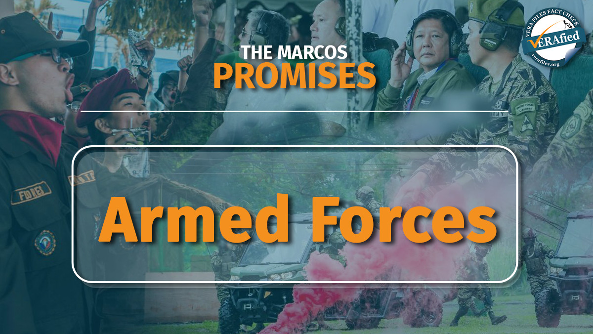 SONA 2022 PROMISE TRACKER: ARMED FORCES